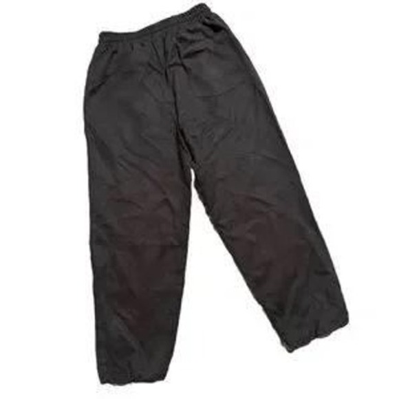 Godbody Mens Black Athletic Skater Pants Elastic Waist Drawstring Casual Size L - Picture 2 of 8